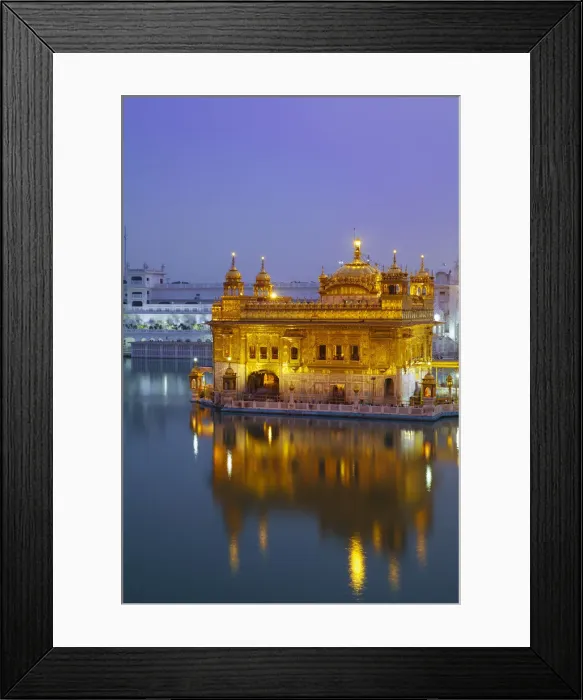 Framed Print : India, Punjab, Amritsar, The Harmandir Sahib, known as The Golden Temple Framed Print : India, Punjab, Amritsar, The Harmandir Sahib, known as The Golden Temple