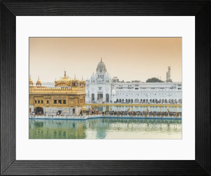 Framed Print : India, Punjab, Amritsar, The Harmandir Sahib, known as The Golden Temple Framed Print : India, Punjab, Amritsar, The Harmandir Sahib, known as The Golden Temple