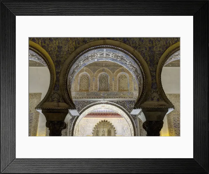 Framed Print : Spain, Andalucia, Seville Province, Seville, Alcazar of Seville (Reales Alcazares Framed Print : Spain, Andalucia, Seville Province, Seville, Alcazar of Seville (Reales Alcazares