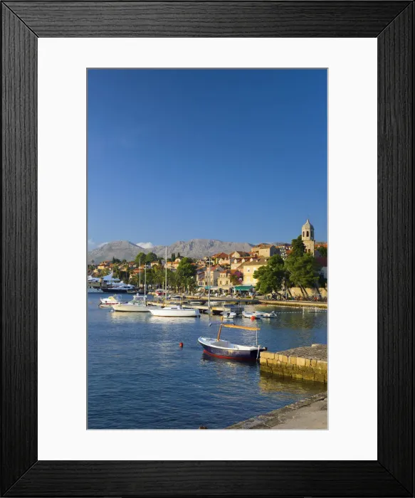 Framed Print : Croatia, Dalmatia, Dubrovnik Riviera, Cavtat