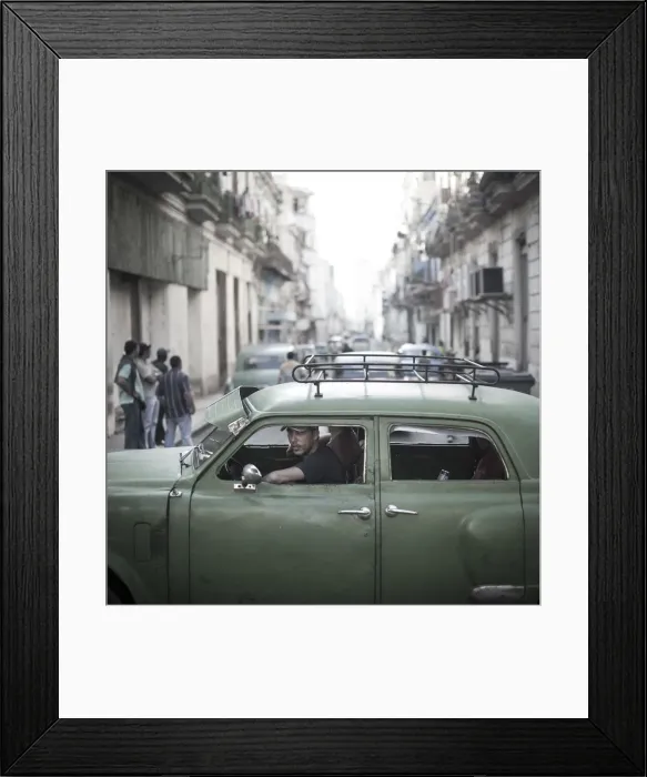 Framed Print : Classic American Car, Havana, Cuba