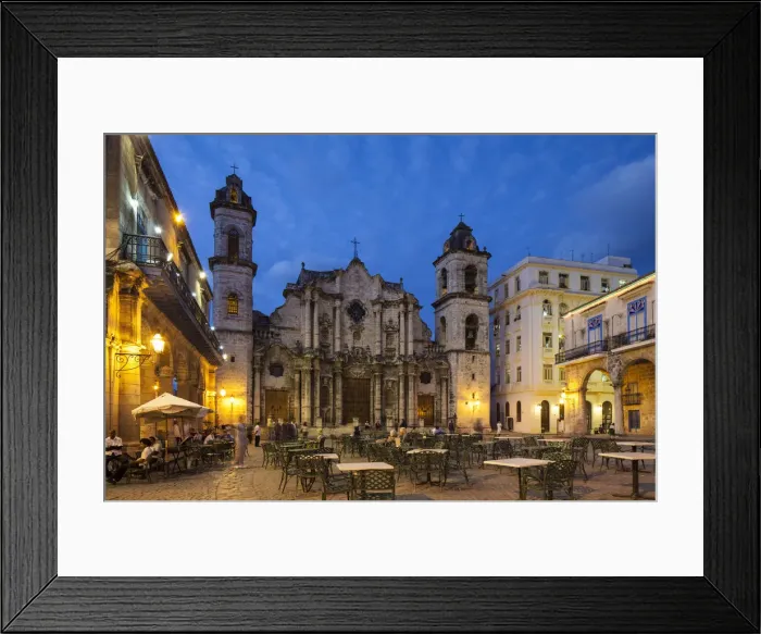 Framed Print : Catedral de la Habana, Plaza de la Catedral, Habana Vieja, Havana, Cuba Framed Print : Catedral de la Habana, Plaza de la Catedral, Habana Vieja, Havana, Cuba