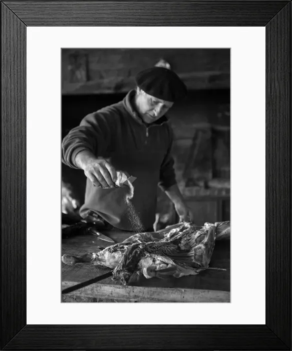 Framed Print : South America, Argentina, Patagonia, Santa Cruz, Puerta Bandera, Gaucho cooking meat Framed Print : South America, Argentina, Patagonia, Santa Cruz, Puerta Bandera, Gaucho cooking meat