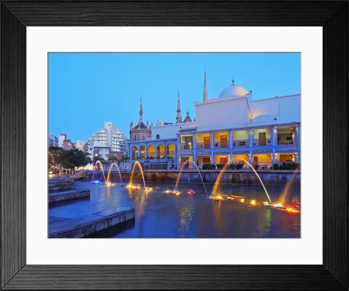 Framed Print : Argentina, Cordoba, Twilight view of the Paseo del Buen Pastor Cultural Center Framed Print : Argentina, Cordoba, Twilight view of the Paseo del Buen Pastor Cultural Center