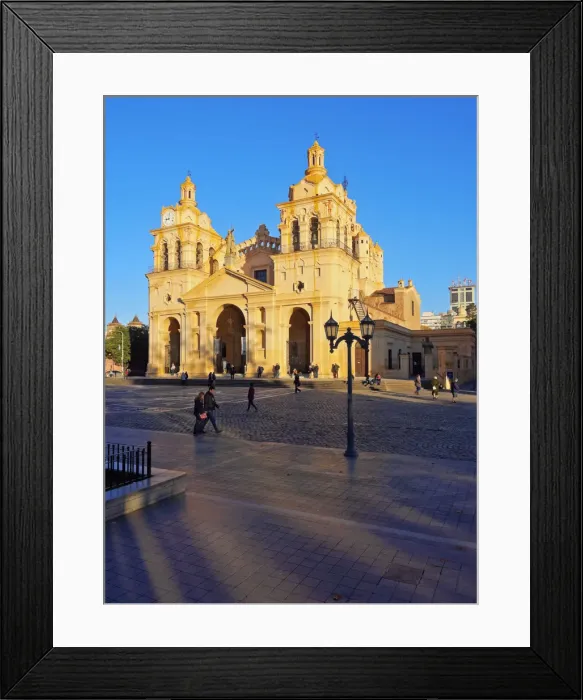 Framed Print : Argentina, Cordoba, View of the Cathedral of Cordoba