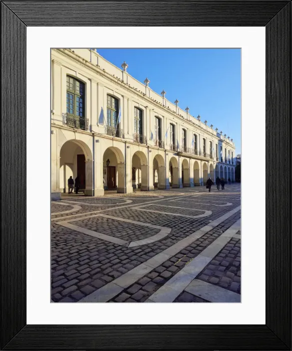 Framed Print : Argentina, Cordoba, View of the Cordoba Cabildo, colonial town hall