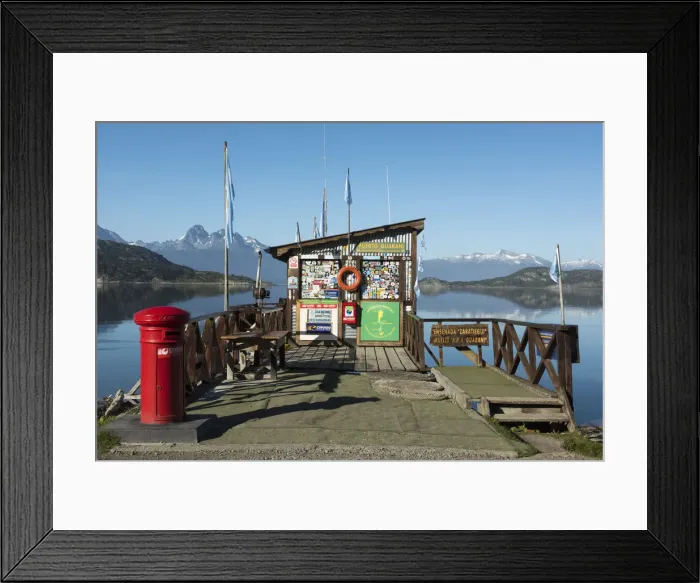 Framed Print : South America, Tierra del Fuego, Argentina, Ushuaia, Tierra del Fuego National Park