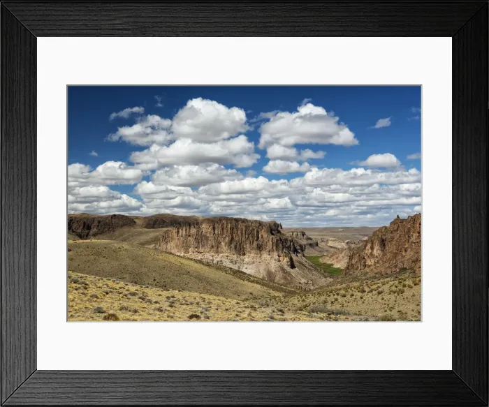 Framed Print : South America, Argentina, Santa Cruz, Patagonia, Cueva de los Manos landscape Framed Print : South America, Argentina, Santa Cruz, Patagonia, Cueva de los Manos landscape