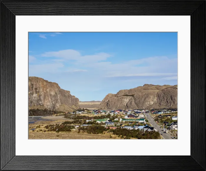 Framed Print : El Chalten, elevated view, Los Glaciares National Park, Santa Cruz Province, Patagonia Framed Print : El Chalten, elevated view, Los Glaciares National Park, Santa Cruz Province, Patagonia