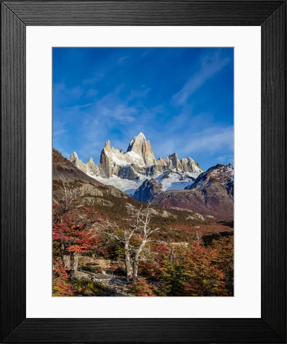 Framed Print : Mount Fitz Roy, Los Glaciares National Park, Santa Cruz Province, Patagonia, Argentina Framed Print : Mount Fitz Roy, Los Glaciares National Park, Santa Cruz Province, Patagonia, Argentina