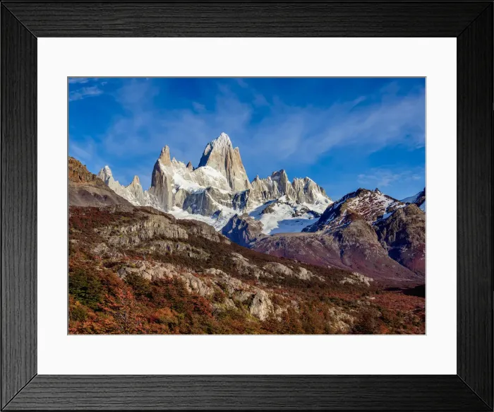 Framed Print : Mount Fitz Roy, Los Glaciares National Park, Santa Cruz Province, Patagonia, Argentina Framed Print : Mount Fitz Roy, Los Glaciares National Park, Santa Cruz Province, Patagonia, Argentina