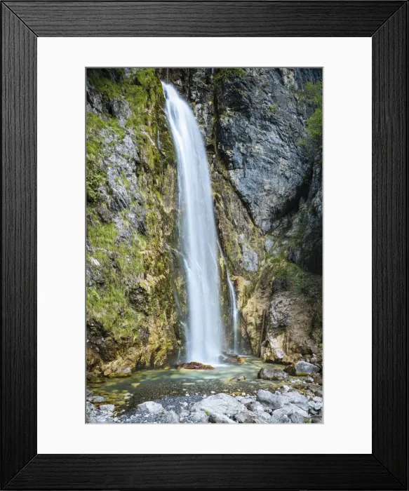 Framed Print : Theth Waterfall, Theth, The Accursed Mountains, Albania Framed Print : Theth Waterfall, Theth, The Accursed Mountains, Albania