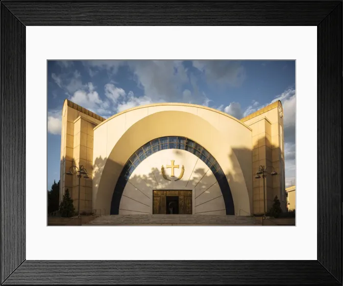 Framed Print : Exterior of Resurrection Cathedral, Tirana, Albania Framed Print : Exterior of Resurrection Cathedral, Tirana, Albania