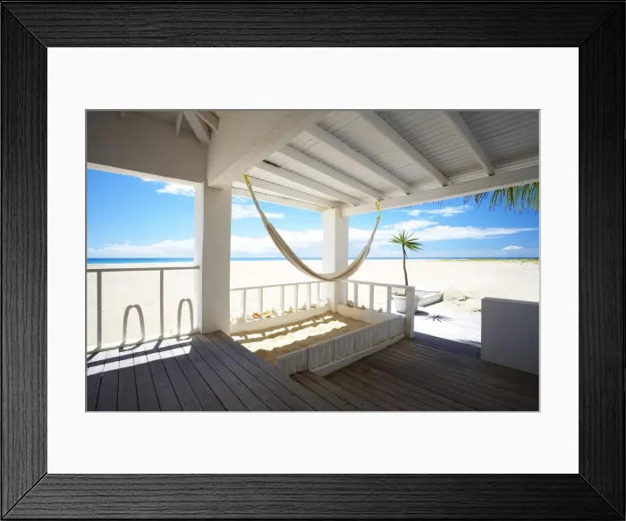 Framed Print : The Beach House, Barbuda, Caribbean, West Indies Framed Print : The Beach House, Barbuda, Caribbean, West Indies