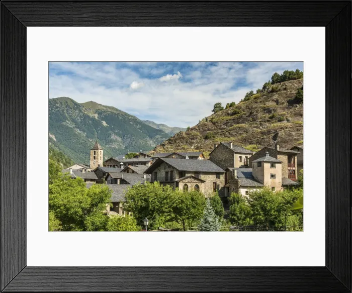 Framed Print : Ordino, Andorra Framed Print : Ordino, Andorra