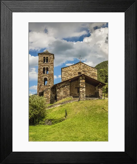 Framed Print : Sant Joan de Caselles church, Canillo, Andorra Framed Print : Sant Joan de Caselles church, Canillo, Andorra