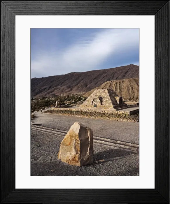 Framed Print : Argentina, Jujuy Province, Tilcara, View of the Pucara de Tilcara, pre-Inca fortification Framed Print : Argentina, Jujuy Province, Tilcara, View of the Pucara de Tilcara, pre-Inca fortification