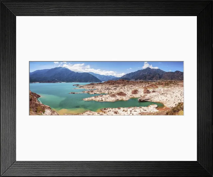 Framed Print : Lago Porterillos, Andes Mountains, Mendoza, Argentina, South America Framed Print : Lago Porterillos, Andes Mountains, Mendoza, Argentina, South America