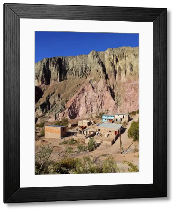 Framed Print : Argentina, Salta Province, Iruya, View of the indian village Framed Print : Argentina, Salta Province, Iruya, View of the indian village