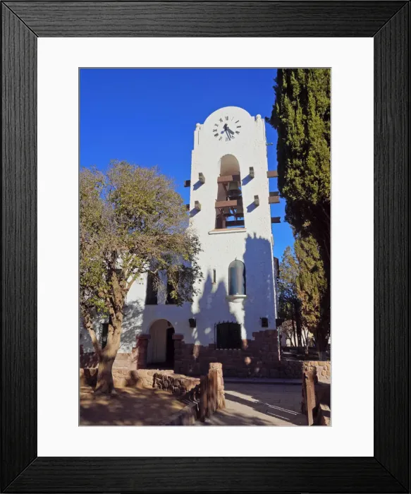 Framed Print : Argentina, Jujuy Province, Humahuaca, View of the clock tower of the City Hall Framed Print : Argentina, Jujuy Province, Humahuaca, View of the clock tower of the City Hall