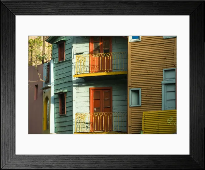 Framed Print : Colourful Facades, El Caminito, La Boca, Buenos Aires, Argentina Framed Print : Colourful Facades, El Caminito, La Boca, Buenos Aires, Argentina