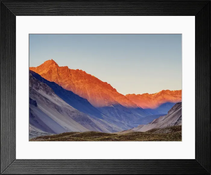 Framed Print : Landscape of Central Andes, Horcones, Mendoza Province, Argentina Framed Print : Landscape of Central Andes, Horcones, Mendoza Province, Argentina