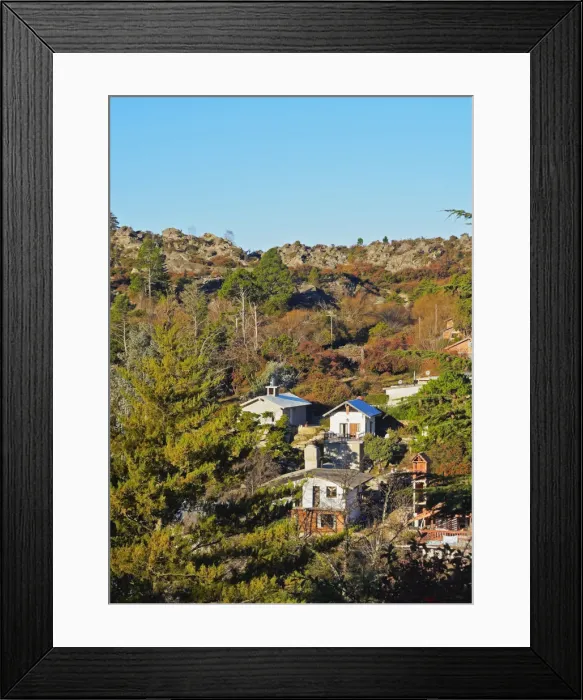 Framed Print : Argentina, Cordoba Province, Calamuchita Valley, View of La Cumbrecita Framed Print : Argentina, Cordoba Province, Calamuchita Valley, View of La Cumbrecita