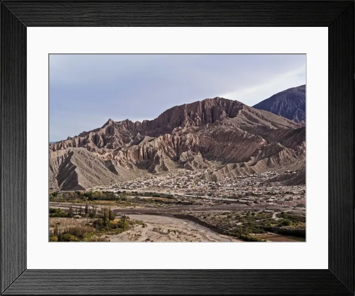 Framed Print : Argentina, Jujuy Province, Tilcara, landscape of surrounding mountains Framed Print : Argentina, Jujuy Province, Tilcara, landscape of surrounding mountains