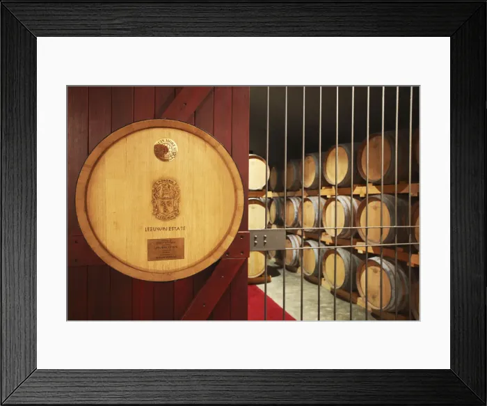 Framed Print : Wine cellar, Leeuwin wine estate, Margaret River, Western Australia, Australia