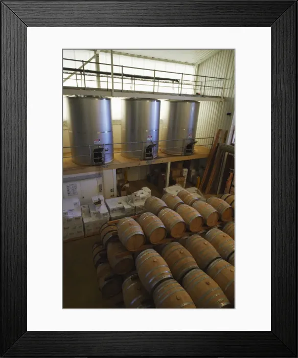 Framed Print : Wine cellar in Salitage winery, Pemberton, Western Australia, Australia Framed Print : Wine cellar in Salitage winery, Pemberton, Western Australia, Australia