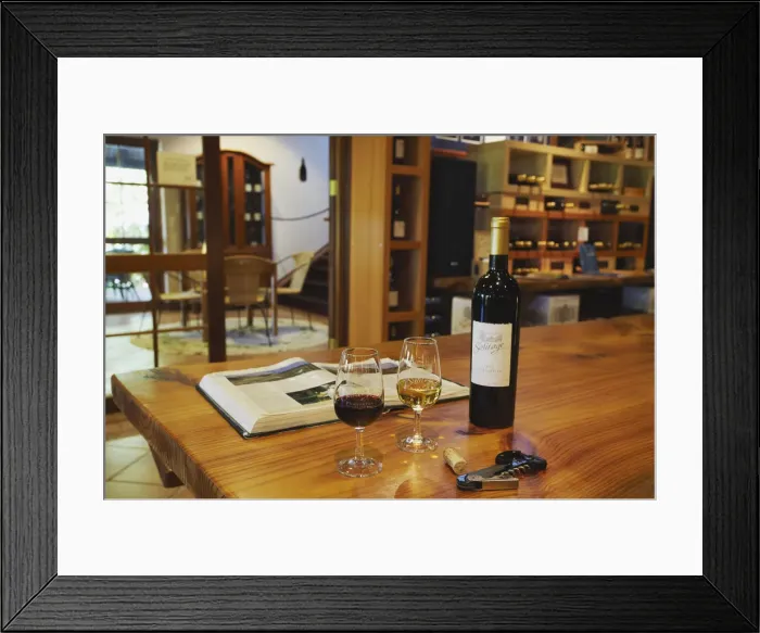 Framed Print : Wine tasting room in Salitage winery, Pemberton, Western Australia, Australia Framed Print : Wine tasting room in Salitage winery, Pemberton, Western Australia, Australia