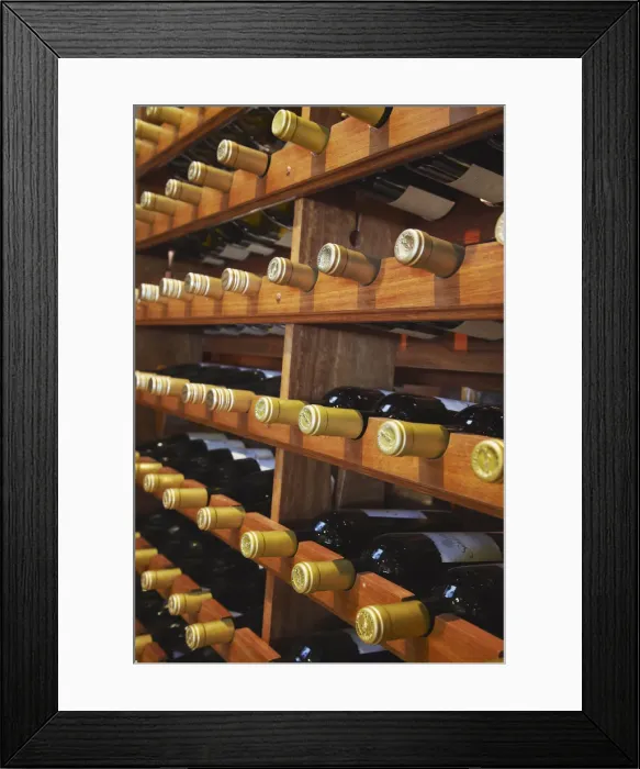 Framed Print : Bottles of wine in Salitage winery, Pemberton, Western Australia, Australia Framed Print : Bottles of wine in Salitage winery, Pemberton, Western Australia, Australia