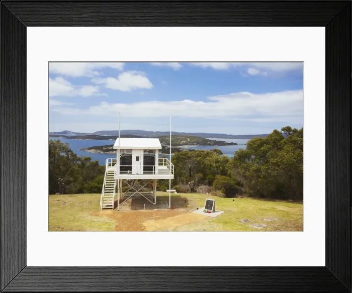 Framed Print : Lookout tower in Princess Royal Fort, Albany, Western Australia, Australia Framed Print : Lookout tower in Princess Royal Fort, Albany, Western Australia, Australia
