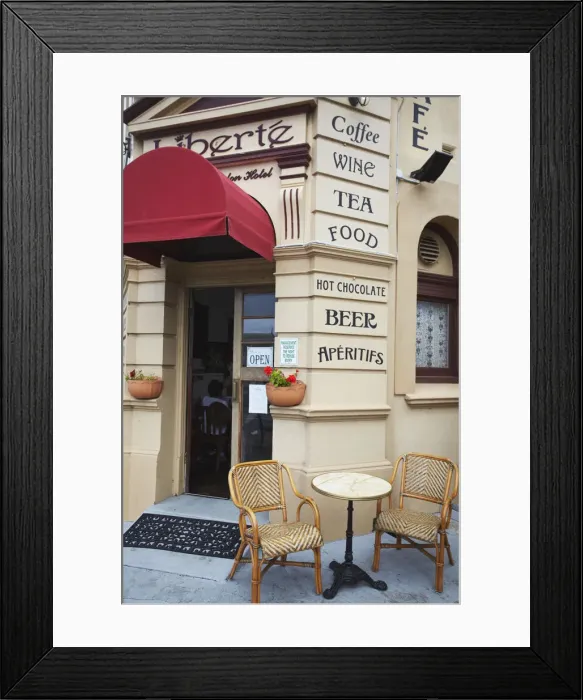 Framed Print : Liberte Cafe in Hotel London, Albany, Western Australia, Australia Framed Print : Liberte Cafe in Hotel London, Albany, Western Australia, Australia