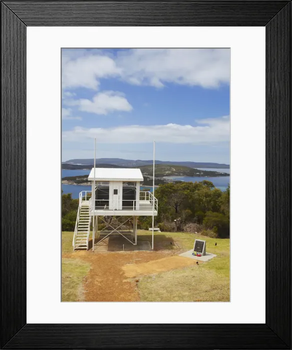 Framed Print : Lookout tower in Princess Royal Fort, Albany, Western Australia, Australia Framed Print : Lookout tower in Princess Royal Fort, Albany, Western Australia, Australia