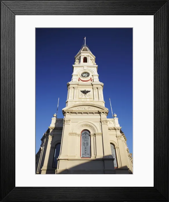 Framed Print : Town Hall in Kings Square, Fremantle, Western Australia, Australia Framed Print : Town Hall in Kings Square, Fremantle, Western Australia, Australia