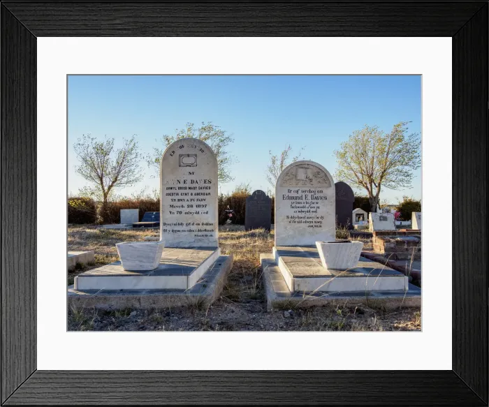 Framed Print : Welsh Graves, Gaiman, The Welsh Settlement, Chubut Province, Patagonia, Argentina Framed Print : Welsh Graves, Gaiman, The Welsh Settlement, Chubut Province, Patagonia, Argentina