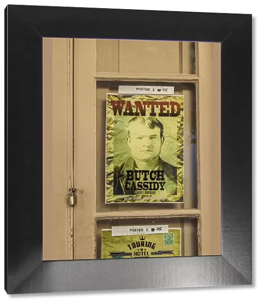 Wanted Butch Cassidy Poster, Touring Club Hotel, Trelew, The Welsh Settlement, Chubut