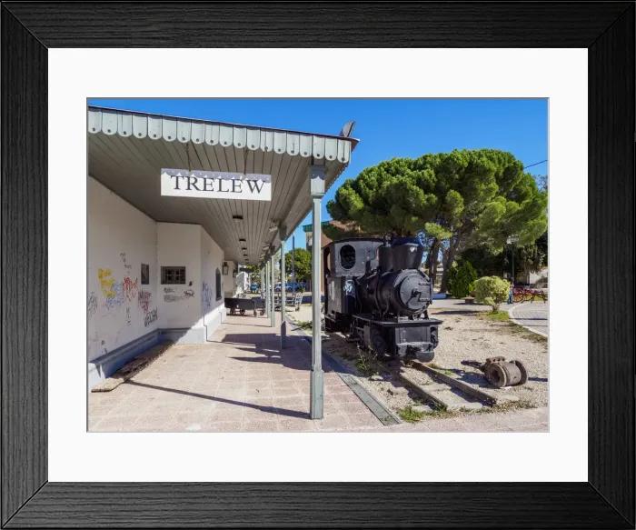 Framed Print : Old Train Station, Trelew, The Welsh Settlement, Chubut Province, Patagonia, Argentina Framed Print : Old Train Station, Trelew, The Welsh Settlement, Chubut Province, Patagonia, Argentina