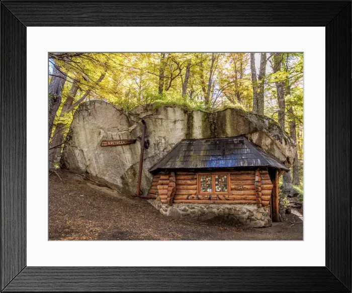 Framed Print : Refugio Petricek, Nahuel Huapi National Park, Rio Negro Province, Argentina