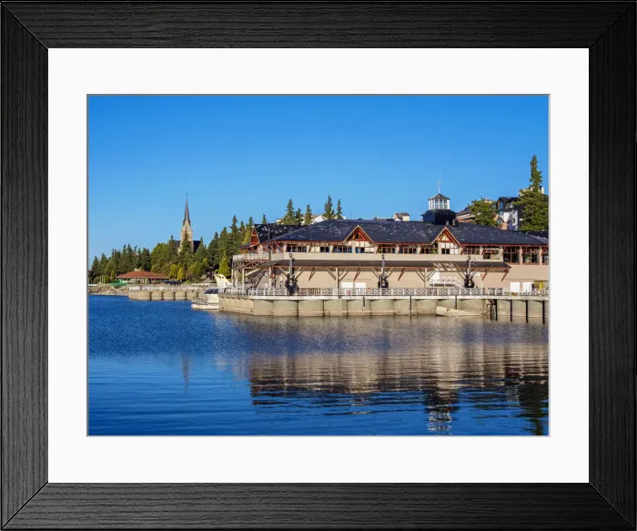 Framed Print : San Carlos Port and Cathedral, San Carlos de Bariloche, Nahuel Huapi National Park Framed Print : San Carlos Port and Cathedral, San Carlos de Bariloche, Nahuel Huapi National Park