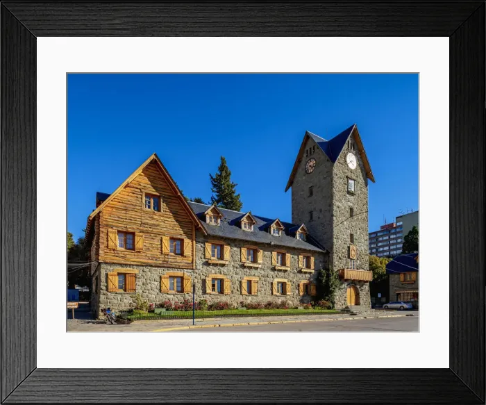 Framed Print : Civic Center, San Carlos de Bariloche, Nahuel Huapi National Park, Rio Negro Province Framed Print : Civic Center, San Carlos de Bariloche, Nahuel Huapi National Park, Rio Negro Province