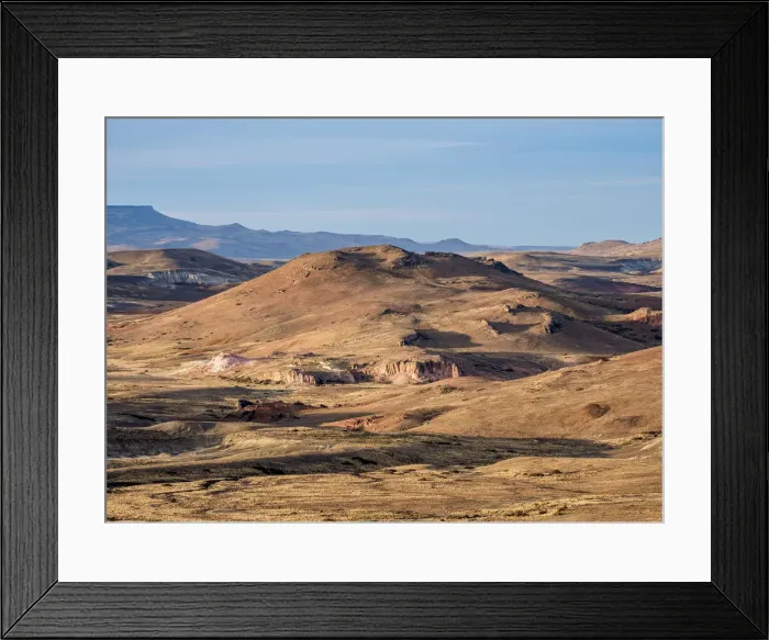 Framed Print : Landscape seen from Ruta 40 near Perito Moreno Town, Santa Cruz Province, Patagonia