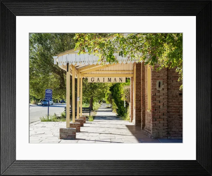 Framed Print : Old Train Station, Gaiman, The Welsh Settlement, Chubut Province, Patagonia, Argentina Framed Print : Old Train Station, Gaiman, The Welsh Settlement, Chubut Province, Patagonia, Argentina