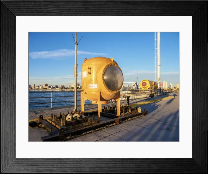 Framed Print : Submarine Station on the Comendante Luis Piedrabuena Pier, Puerto Madryn, The Welsh Framed Print : Submarine Station on the Comendante Luis Piedrabuena Pier, Puerto Madryn, The Welsh