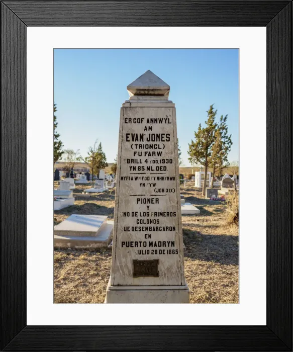 Framed Print : Welsh Graves, Gaiman, The Welsh Settlement, Chubut Province, Patagonia, Argentina Framed Print : Welsh Graves, Gaiman, The Welsh Settlement, Chubut Province, Patagonia, Argentina