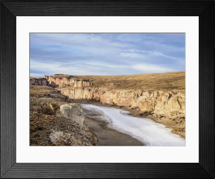 Framed Print : Caracoles Canyon near Perito Moreno Town, elevated view, Santa Cruz Province, Patagonia Framed Print : Caracoles Canyon near Perito Moreno Town, elevated view, Santa Cruz Province, Patagonia