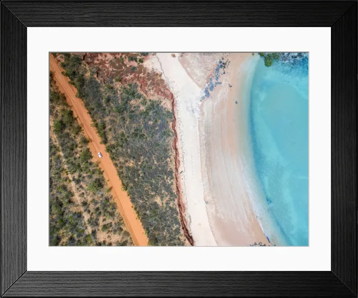 Framed Print : Off Road in Western Australia, Crab Creek, Broome. (Image taken from a DJI Drone) Framed Print : Off Road in Western Australia, Crab Creek, Broome. (Image taken from a DJI Drone)