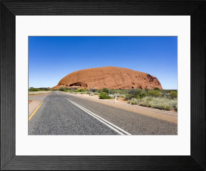 Framed Print : road to Uluru, Northern Territory, Australia Framed Print : road to Uluru, Northern Territory, Australia