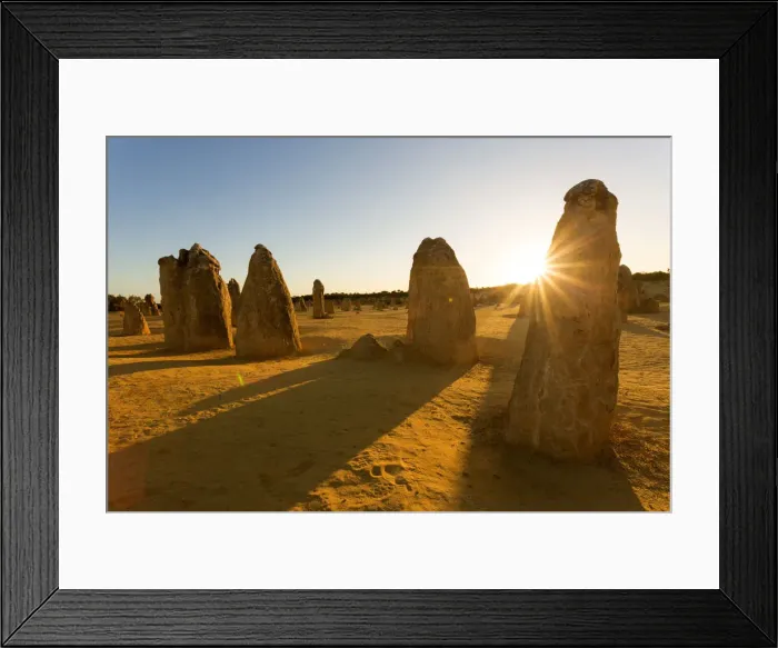 Framed Print : Pinnacle Desert, Western Australia